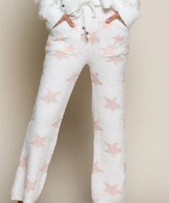 POL BOTTOMS Starry Night Drawstring Pants - White