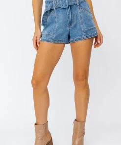 LE LIS Cammie Belted Paperbag Shorts BOTTOMS 15 LE LIS Cammie Belted Paperbag Shorts BOTTOMS