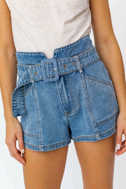 LE LIS Cammie Belted Paperbag Shorts BOTTOMS 11 LE LIS Cammie Belted Paperbag Shorts BOTTOMS