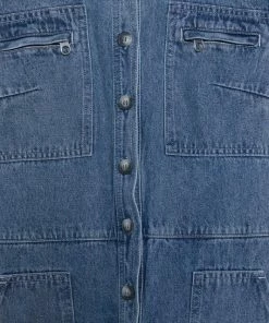 MOD REF ROMPERS + JUMPSUITS Lori Pocketed Utility Jumpsuit - Denim