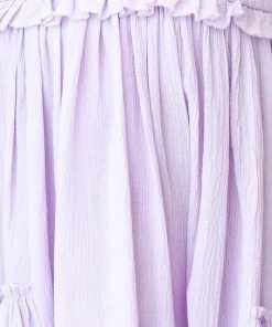 LE LIS BEST SELLERS Gracie Cotton Babydoll Dress - Lavender