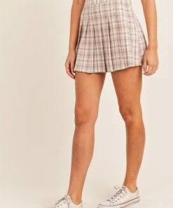 MABLE Sammy Plaid Tennis Skirt