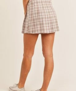 MABLE Sammy Plaid Tennis Skirt