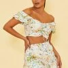LUXXEL Together At Last Floral Crop Top MATCHING SETS 1 LUXXEL Together At Last Floral Crop Top MATCHING SETS