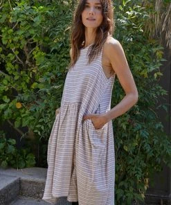 BT Amber Striped Babydoll Dress DRESSES