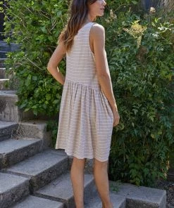 BT Amber Striped Babydoll Dress DRESSES