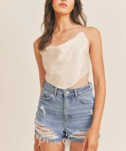 MABLE Joelle Leopard Satin Crop Top- Cream 15 MABLE Joelle Leopard Satin Crop Top- Cream