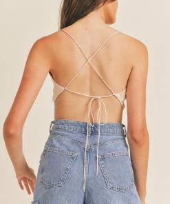 MABLE Joelle Leopard Satin Crop Top- Cream 17 MABLE Joelle Leopard Satin Crop Top- Cream