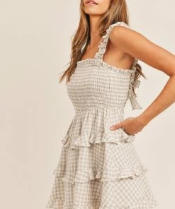 MABLE DRESSES Jaclyn Cotton Smocked Gingham Dress 19 MABLE DRESSES Jaclyn Cotton Smocked Gingham Dress