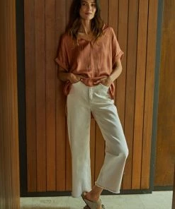 BT TOPS Haven Satin Blouse - Terracotta 15 BT TOPS Haven Satin Blouse - Terracotta