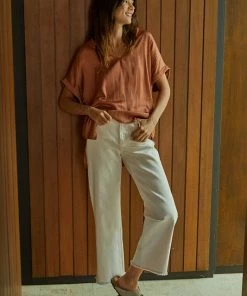 BT TOPS Haven Satin Blouse - Terracotta 17 BT TOPS Haven Satin Blouse - Terracotta