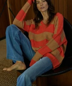 BT Nonny Striped Knit Sweater TOPS 11 BT Nonny Striped Knit Sweater TOPS