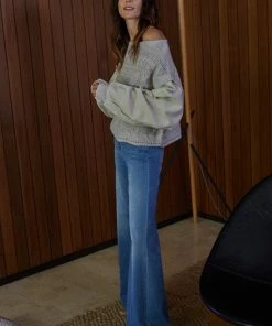 BT Lancel Contrast Cable Knit Sweater TOPS