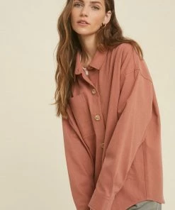 WL Avette Cotton Pocketed Button Down Shacket 11 WL Avette Cotton Pocketed Button Down Shacket