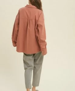 WL Avette Cotton Pocketed Button Down Shacket 15 WL Avette Cotton Pocketed Button Down Shacket