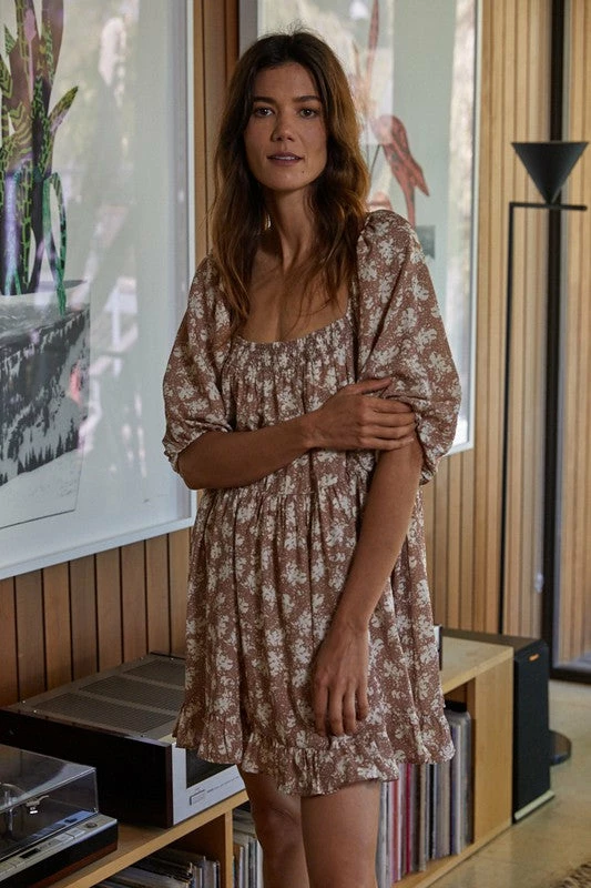 BT Hopyard Floral Smocked Babydoll Dress BUMP FRIENDLY 9 BT Hopyard Floral Smocked Babydoll Dress BUMP FRIENDLY