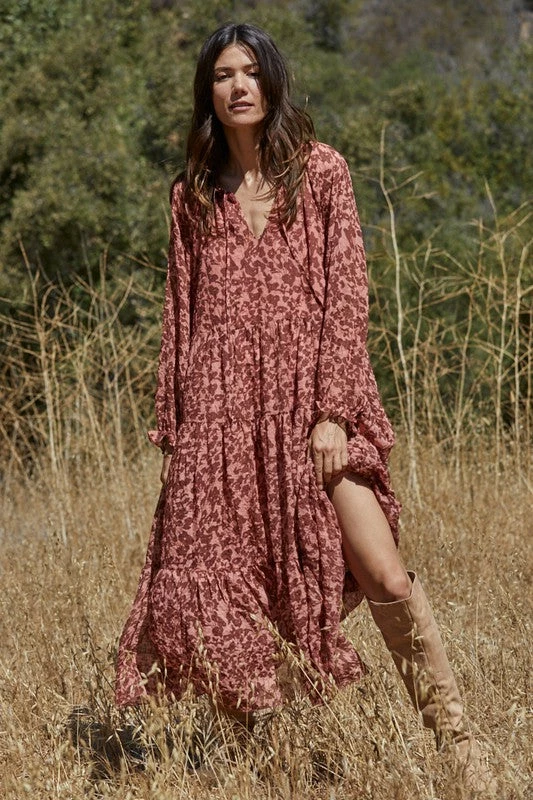 BT Sandra Floral Tiered Maxi Dress 8 BT Sandra Floral Tiered Maxi Dress