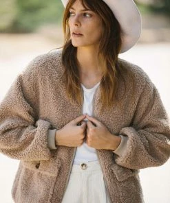 BT Streetside Faux Fur Pocketed Jacket