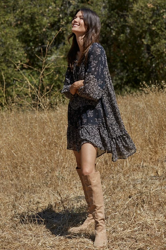 BT Frolic Floral Contrast Dress BUMP FRIENDLY 10 BT Frolic Floral Contrast Dress BUMP FRIENDLY