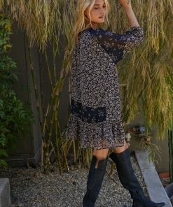 BT Frolic Floral Contrast Dress BUMP FRIENDLY 16 BT Frolic Floral Contrast Dress BUMP FRIENDLY