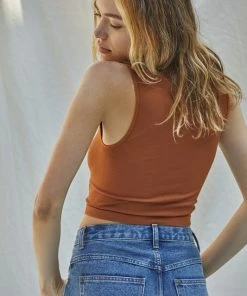 BT Josephine Seamless Cropped Top - Camel 12 BT Josephine Seamless Cropped Top - Camel