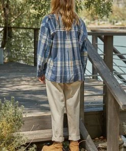 BT Nicolas Plaid Button Down Shacket