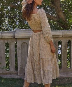 BT Queensland Smocked Ruffle Crop Top BEST SELLERS