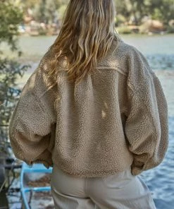 BT Rockford Pocketed Sherpa Jacket - Mocha 13 BT Rockford Pocketed Sherpa Jacket - Mocha