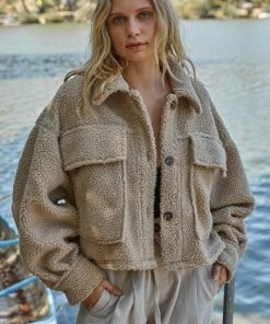 BT Rockford Pocketed Sherpa Jacket - Mocha 11 BT Rockford Pocketed Sherpa Jacket - Mocha