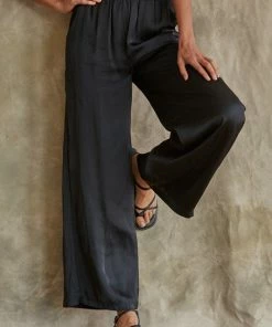 BT Adelle High Rise Satin Trouser Pants DATE NIGHT