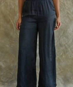 BT Adelle High Rise Satin Trouser Pants DATE NIGHT