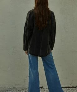 BT BEST SELLERS Bowery Denim Shacket - BlacK