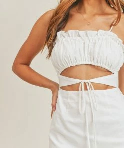 MABLE BRIDAL Jamie Cutout Mini Dress