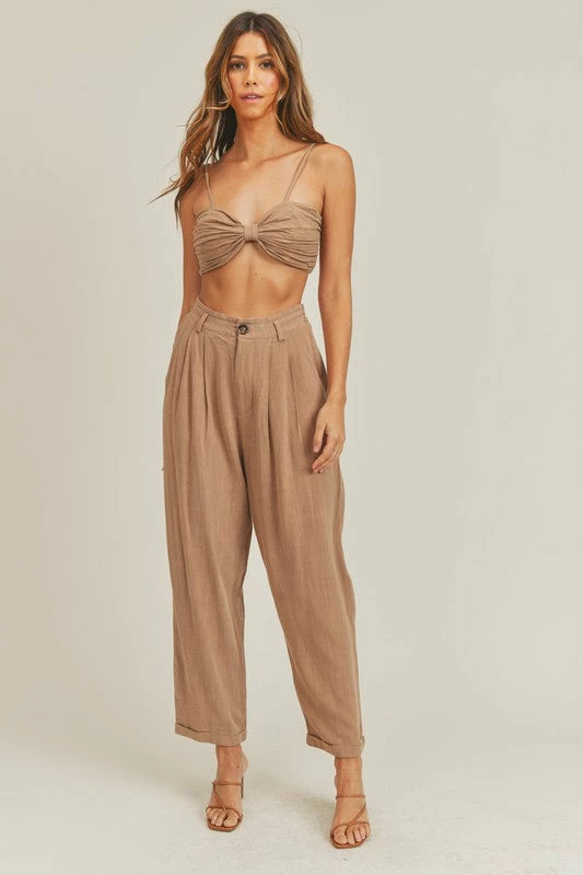 MABLE Veronica Linen Blend Set - Coffee MATCHING SETS 11 MABLE Veronica Linen Blend Set - Coffee MATCHING SETS