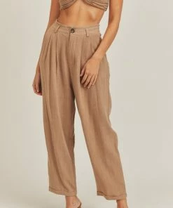 MABLE Veronica Linen Blend Set - Coffee MATCHING SETS 27 MABLE Veronica Linen Blend Set - Coffee MATCHING SETS