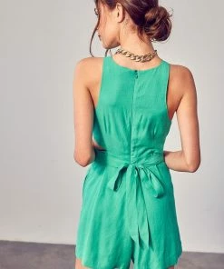 DO + BE COLLECTION Jaye Side Cut Out Romper