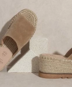 KKE ORIGINALS Shilo Platform Espadrille Sandal - Almond BEST SELLERS