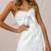 ONE & ONLY COLLECTIVE BRIDAL Perfect Match Pom Pom Wrap Romper - White 1 ONE & ONLY COLLECTIVE BRIDAL Perfect Match Pom Pom Wrap Romper - White