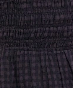 LE LIS Leon Smocked Flared Romper ROMPERS + JUMPSUITS