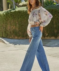 BT Lyla Cotton Blend Floral Top