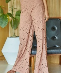 BT Kesha Eyelet Wide Leg Pants BEST SELLERS