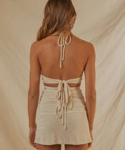 PEPPERMAYO MATCHING SETS Lila Crop Top - Ivory