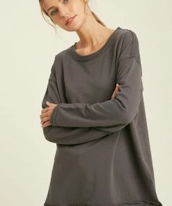 WL Braeden French Terry Sweatshirt - Charcoal BUMP FRIENDLY