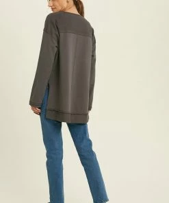 WL Braeden French Terry Sweatshirt - Charcoal BUMP FRIENDLY