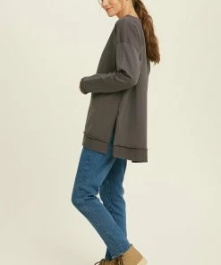 WL Braeden French Terry Sweatshirt - Charcoal BUMP FRIENDLY