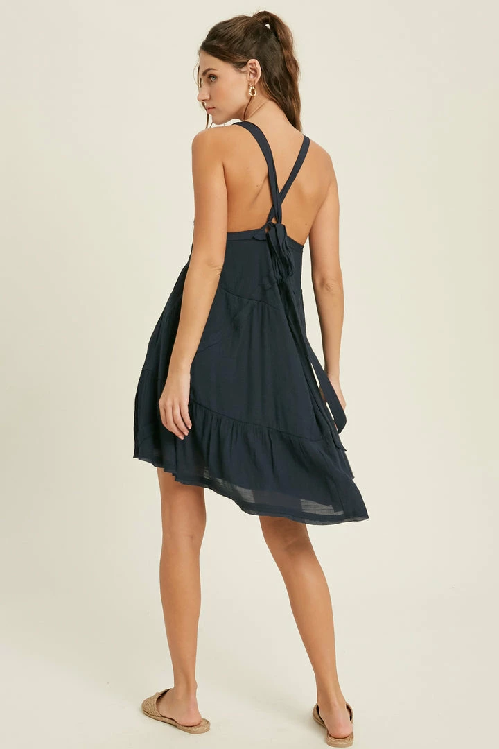 WL Nicola Raw Edge Mini Dress 8 WL Nicola Raw Edge Mini Dress