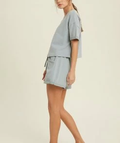 WL MATCHING SETS Vernon Cotton High Rise Shorts