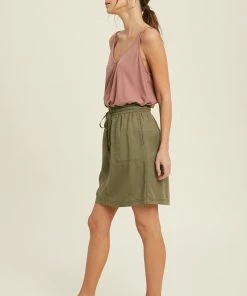 WL Besos Ribbed Flowy Tank Top - Mauve TOPS