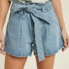 WL Evans Cotton Pocketed Paper Bag Shorts BOTTOMS