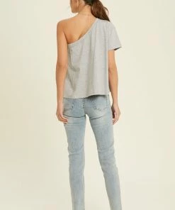 Shop Caylo Brooke One Shoulder Tee TOPS